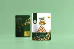 Nutri spice dry fruits mockup