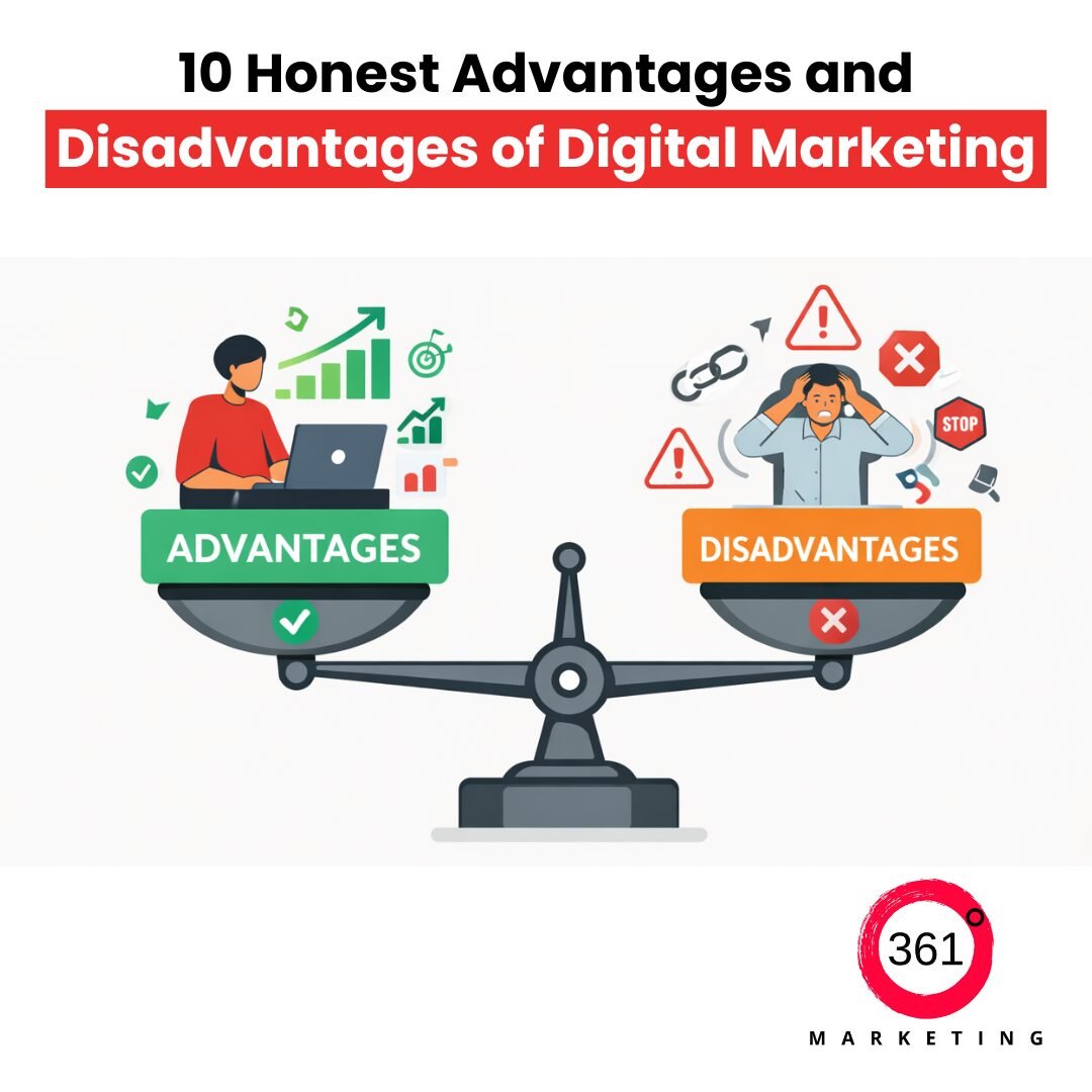 advantages and disadvantages of digital marketing